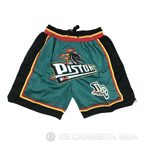Pantalone Detroit Pistons Just Don 2019 Verde - Haga un click en la imagen para cerrar